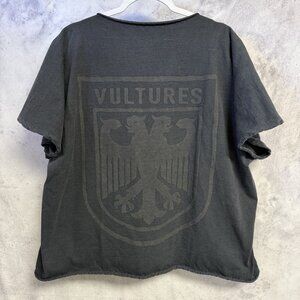 Vultures Kanye West Yeezy T Shirt Mens 26x24 Size 2 Black Short Sleeve